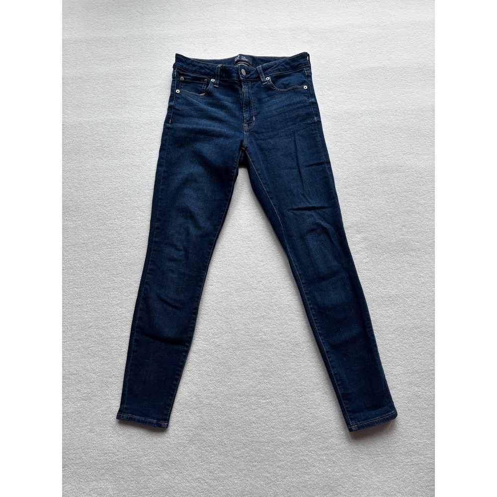 Gap Universal‎ Legging Jeans Womens 10/30L Dark Indigo High Rise Skinny Stretch
